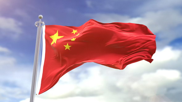 我和我的祖国 五星红旗4K视频素材04-精品资源站