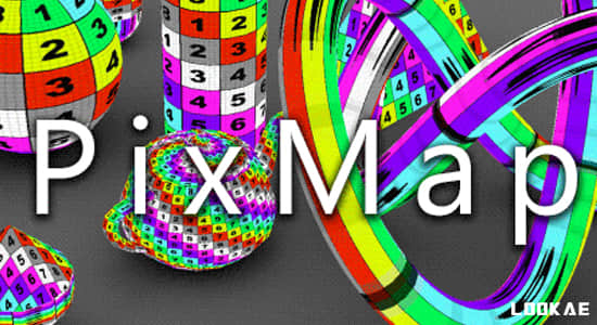 AE插件-UV纹理贴图通道映射特效 PixMap Win/Mac-精品资源站