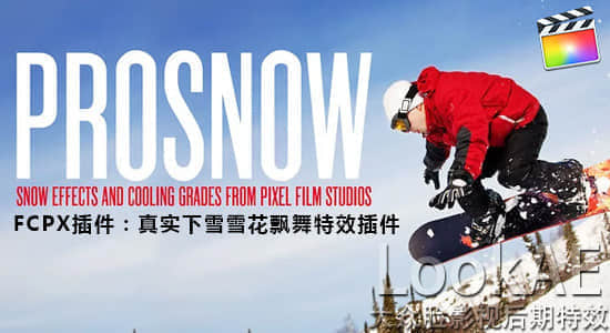 FCPX插件：30种真实下雪雪花飘舞特效插件 PFS – PROSNOW-精品资源站