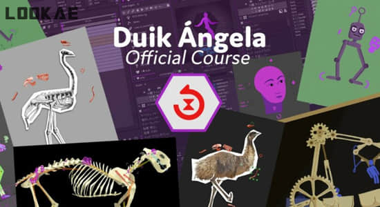 中文版二维卡通角色骨骼绑定MG动画工具AE脚本 Duik Angela 17.1.15 Win/Mac-精品资源站