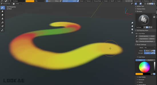 水流动态贴图路径绘制Blender插件 Flow Map Painter V1.4-精品资源站