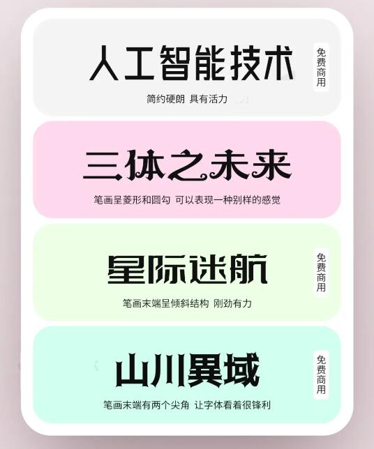 字体 机甲未来科幻机器30款字体免费下载