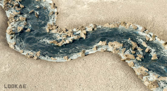 Blender插件-程序化生成小溪河流预设 Realtime River Generator V1.1-精品资源站