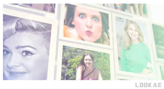 AE模板-时尚相框电子相册照片展示动画 Trendy Photo Frames-精品资源站