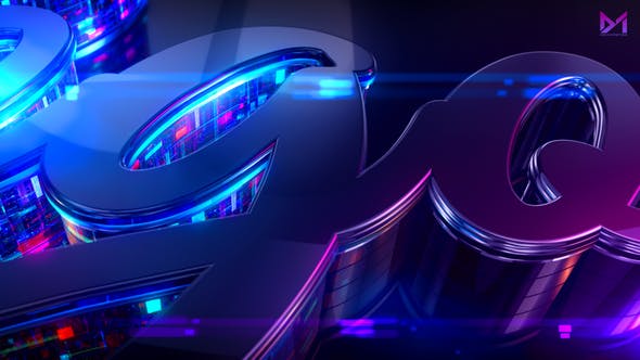 AE模板-使用E3D制作科技感三维立体LOGO动画片头 (含音乐)-精品资源站