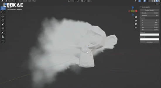 Blender插件-三维模型烟雾散布生成器 Smoke Scatter v1.2.0-精品资源站