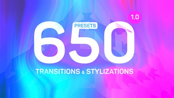 PR预设-650种运动失真变形拉伸扭曲转场和数字信号干扰画面破损发光视觉特效+音效 Transitions & Stylizations for Premiere Pro-精品资源站