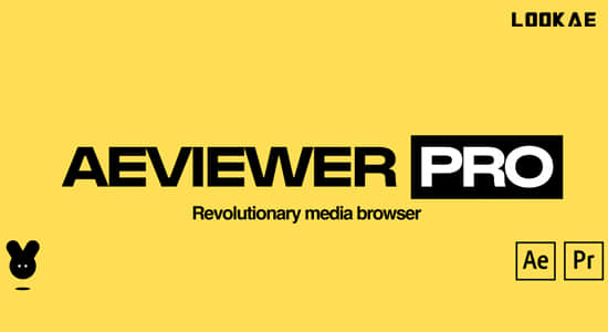 AE/PR脚本-媒体资源项目模板素材预览管理应用工具 AEviewer Pro V2.2 专业版-精品资源站