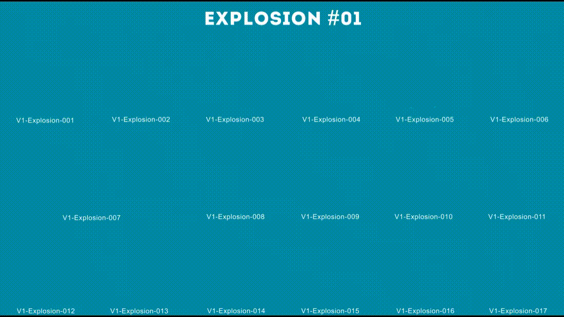 视频素材：141组4K二维卡通爆炸过渡线条图形动漫MG动画 4K分辨率