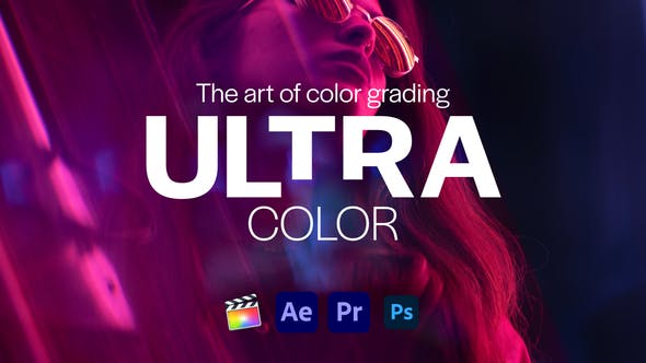 100个电影音乐流行婚礼人物风景黑白温暖产品LUTS调色预设 Ultra Color | LUTs pack for Any Software-精品资源站