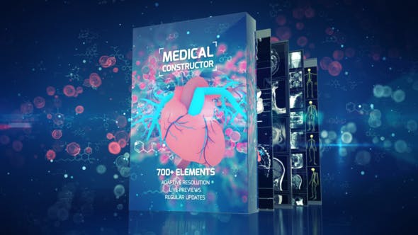 AE脚本-700种医疗生物科学人体骨骼器官DNA细胞动画元素 AtomX版-精品资源站