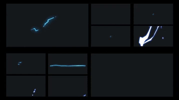 AE脚本-900个卡通能量电流冰雪火焰烟雾爆炸植物生长MG动画特效Magic Button+视频素材