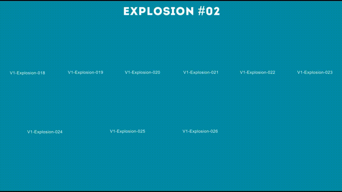 视频素材：141组4K二维卡通爆炸过渡线条图形动漫MG动画 4K分辨率