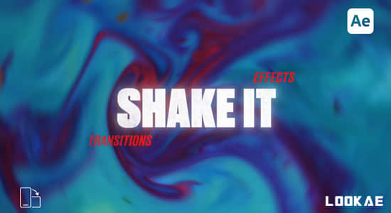 AE模板-抖动摇晃特效无缝转场过渡预设 Shake It-精品资源站