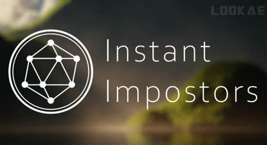 高精度模型转低精度加速渲染Blender插件 Instant Impostors V1.0-精品资源站