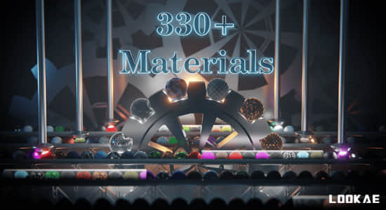 Blender预设-330种金属塑料木质布料石头玻璃发光材质 Advanced Material Pack v1.3-精品资源站