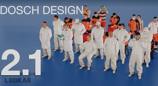 25个低多边形三维人物模型Blender预设 Dosch Lo-Poly People Vol. 2: Kpack 1-精品资源站