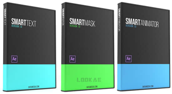 AE脚本-文字图层属性遮罩动画工具Smart Text/Smart Animator/Smart Mask-精品资源站