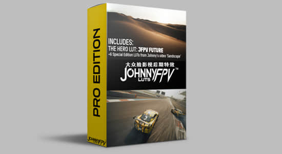 72组电影未来幻想宝石建筑商业LUTS调色预设 Johnny FPV – LUTs Pro Edition-精品资源站