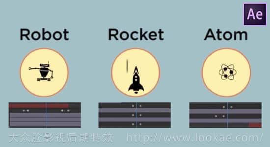 AE教程：MG图形动画学习基础教程 Pluralsight – After Effects CC Creating Your First Animation-精品资源站