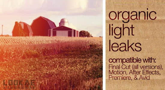 153个炫光素材 + FCPX插件控制 FCPeffects – Organic Light Leaks-精品资源站