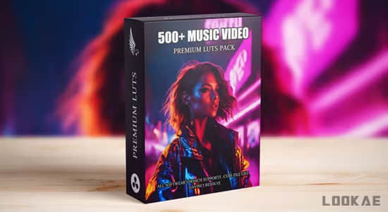 500组电影音乐视频LUTs调色预设 Cinematic Music Video LUTs Bundle-精品资源站