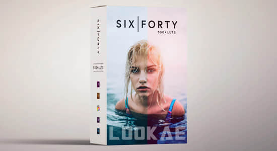560种电影级LUTS视频调色预设（FCPX/PR/PS/AE/达芬奇/OFX）540+ Cinematic LUTS Pack-精品资源站