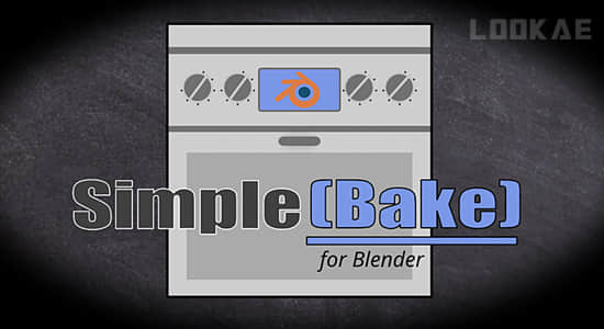 Blender插件-烘焙PBR材质纹理贴图 SimpleBake V1.8.3-精品资源站