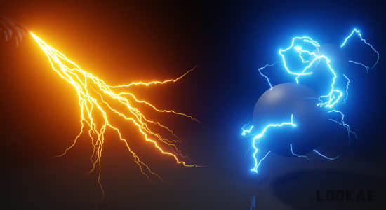 Blender插件-逼真闪电特效生成器 Lightning Bolts Generator V3.2-精品资源站