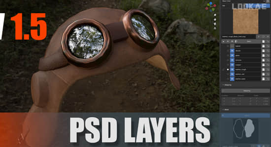 Blender插件-贴图纹理分层绘制 PSD-Layers V1.5.1+使用教程-精品资源站