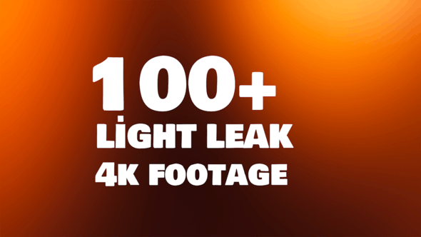 4K视频素材-100个电影镜头漏光闪烁叠加动画 Cinematic Light Leaks Pack-精品资源站