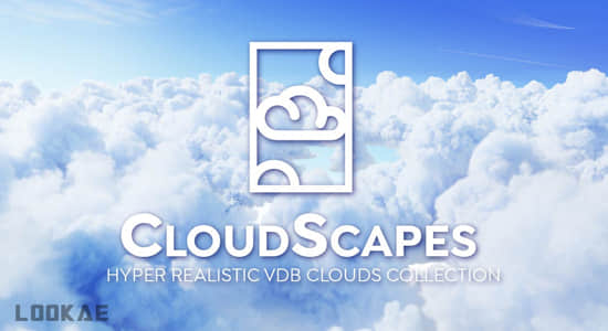 211种真实白云云朵VDB模型Blender预设 CloudScapes-精品资源站