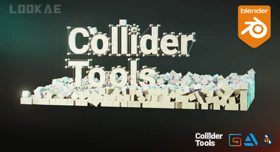 Blender插件-物理动力学碰撞工具 Collider Tools V1.01-精品资源站
