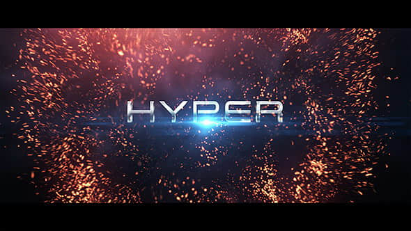 AE模板：抽象火星粒子文字标题展示 Hyper Titles-精品资源站