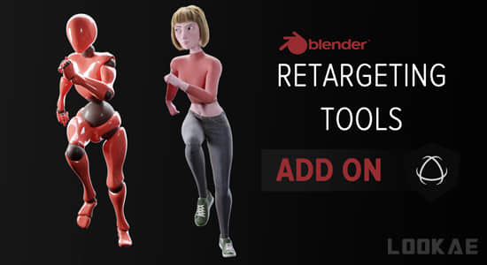 动作捕捉动画绑定Blender插件 Retargeting Tools V1.2-精品资源站