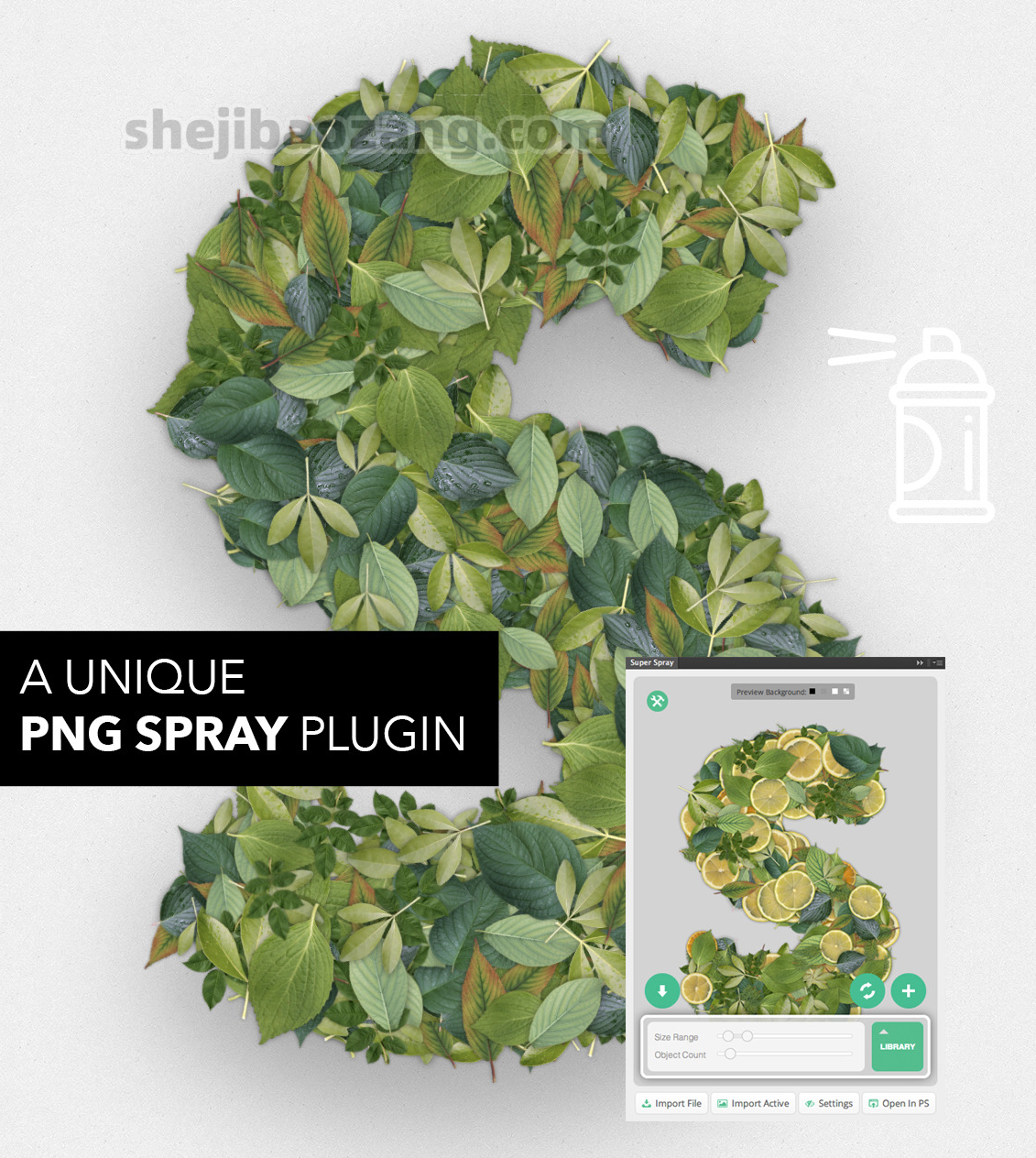 PS插件中文汉化-超级填充SuperSpray扩展插件
