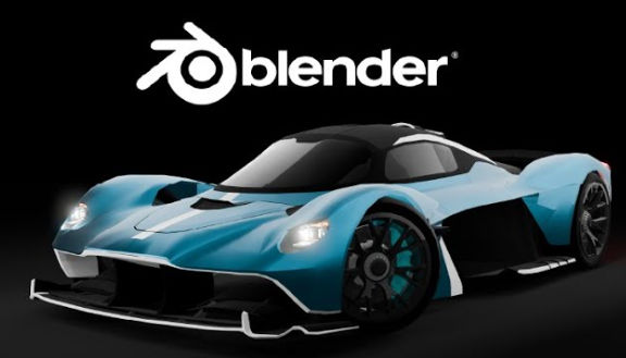 Blender阿斯顿马丁跑车汽车3D建模基础教程 Udemy – Aston Martin Valkyrie 3D Car Modeling for Beginners-精品资源站