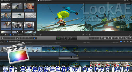 更新：苹果视频剪辑软件Final Cut Pro X 10.1.4（多国语言版-含中文）-精品资源站