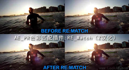 AE_PR色彩匹配插件_RE:Match 1.1.1 (仅64位)（Z汉化）-精品资源站