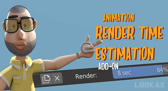 Blender插件-渲染时间计算统计显示工具 Render Time Estimation V3.2-精品资源站