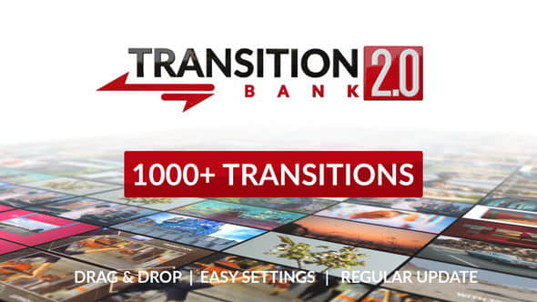 AE模板-1000种信号干扰图形遮罩水墨粒子炫光扭曲变形视频转场 Transition Bank 2.0-精品资源站