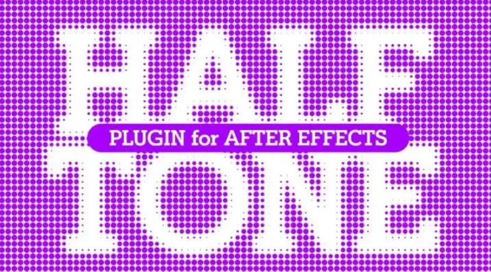 AE插件中文汉化 创意半调圆点填充效果 Halftone V1.1.2 Win