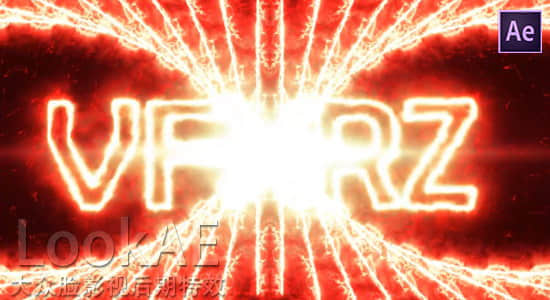 AE教程：使用 SABER , Optical Flairs，Trapcode Echocape ，Mir 制作三维热浪光效变形标题-精品资源站