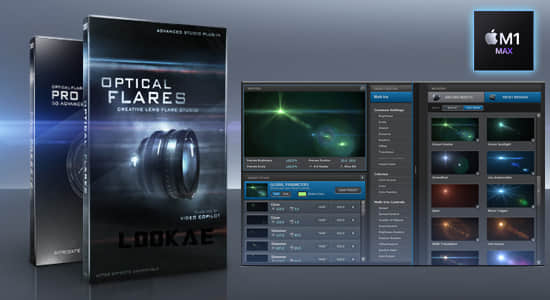 苹果M1版AE插件-真实镜头光晕耀斑特效 Optical Flares v1.3.8 Mac-精品资源站