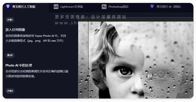 Topaz Photo AI 3.2.0免安装汉化版附AI模型 支持PS插件 Win