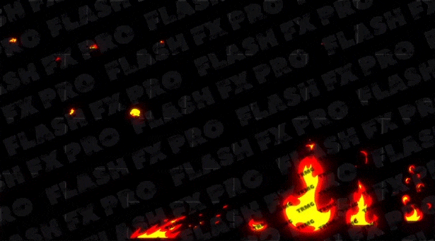 AE脚本-391个二维卡通动漫火焰能量LOGO标题转场MG动画元素包