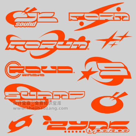 Y2K赛博朋克风格英文字体：HVNTER – Zynk Typeface-精品资源站