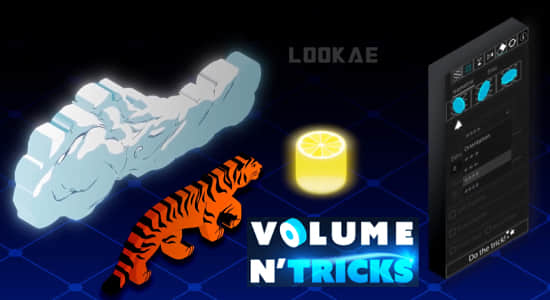 AE脚本-伪三维等距厚度拉伸立体投影效果 Volume n Tricks V1.1.0-精品资源站