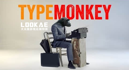 AE脚本-倒鸭子客服抖音常用文字排版翻转动画制作 TypeMonkey v1.26-精品资源站