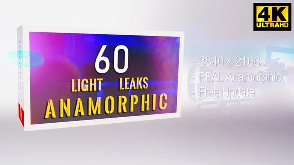 4K视频素材-60个镜头失真变形运动炫光光斑光效动画 Light Leaks-精品资源站